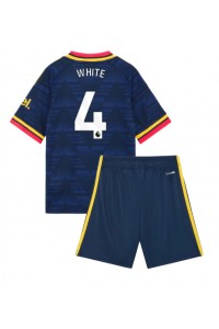 Arsenal Ben White #4 Babyklær Borte Fotballdrakt til barn 2026-27 Korte ermer (+ Korte bukser)